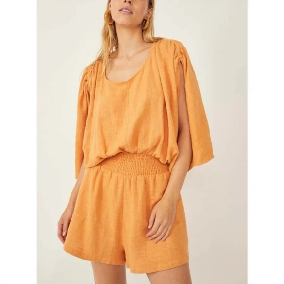 Free people pietro shorts romper size small - Picture 2 of 8